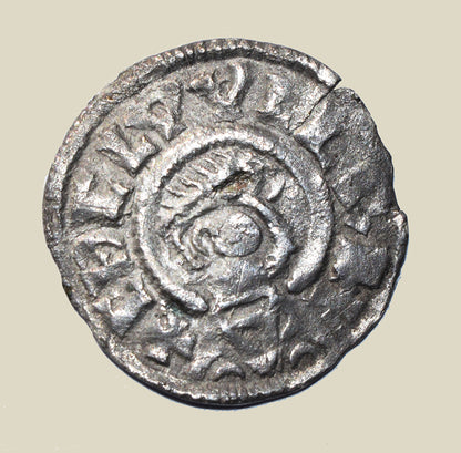 Aethelwulf of Wessex Phase II Penny of Canterbury Unique Type