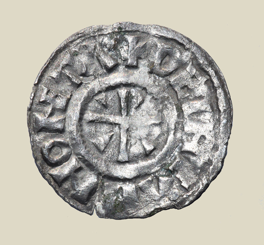 Aethelwulf of Wessex Phase II Penny of Canterbury Unique Type