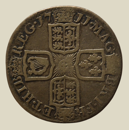 Anne 1711 Shilling