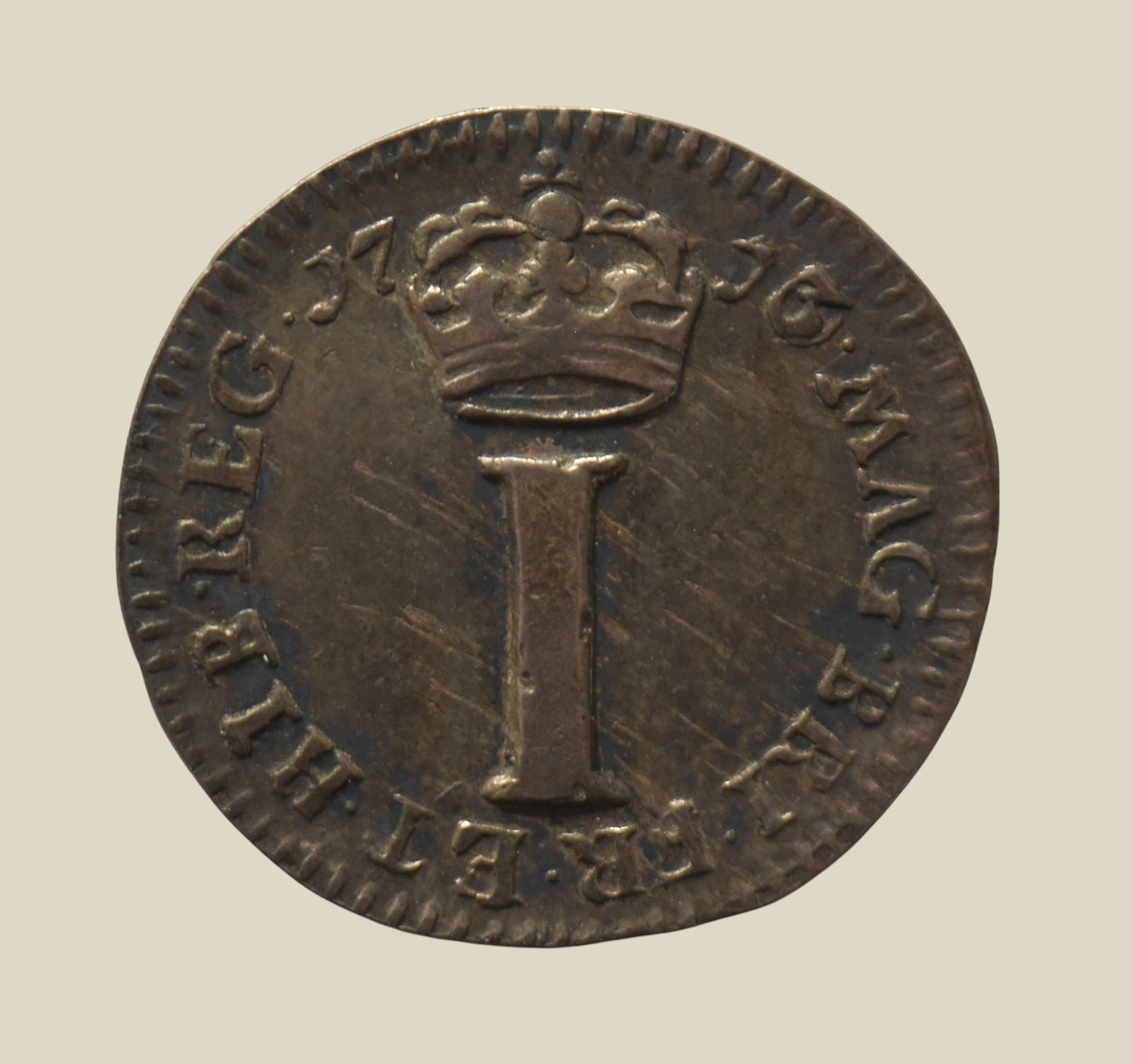 Anne 1713 Silver Penny