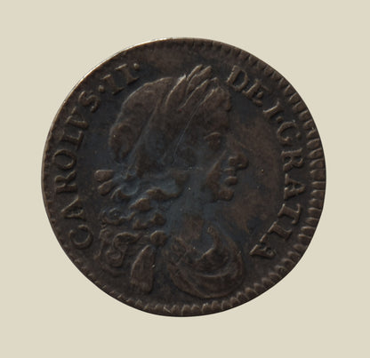 Charles II 1673 Silver Penny