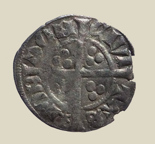 Edward III 2nd Coinage Halfpenny Rare 'ANG' Legend