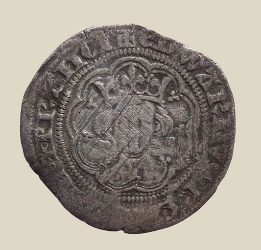 Edward III Pre-Treaty Halfgroat Series B