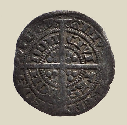 Edward III Pre-Treaty Halfgroat Series B