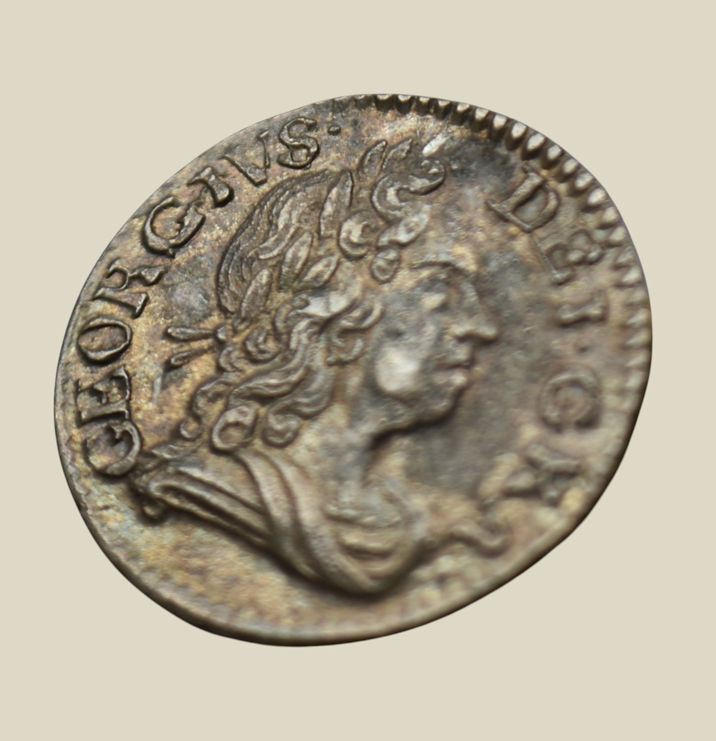 George I 1720 HIPEX Error Silver Penny