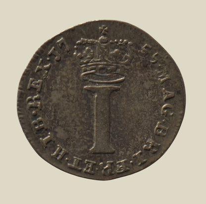 George II 1755 Silver Penny