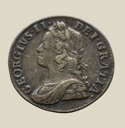 George II 1756 Silver Twopence