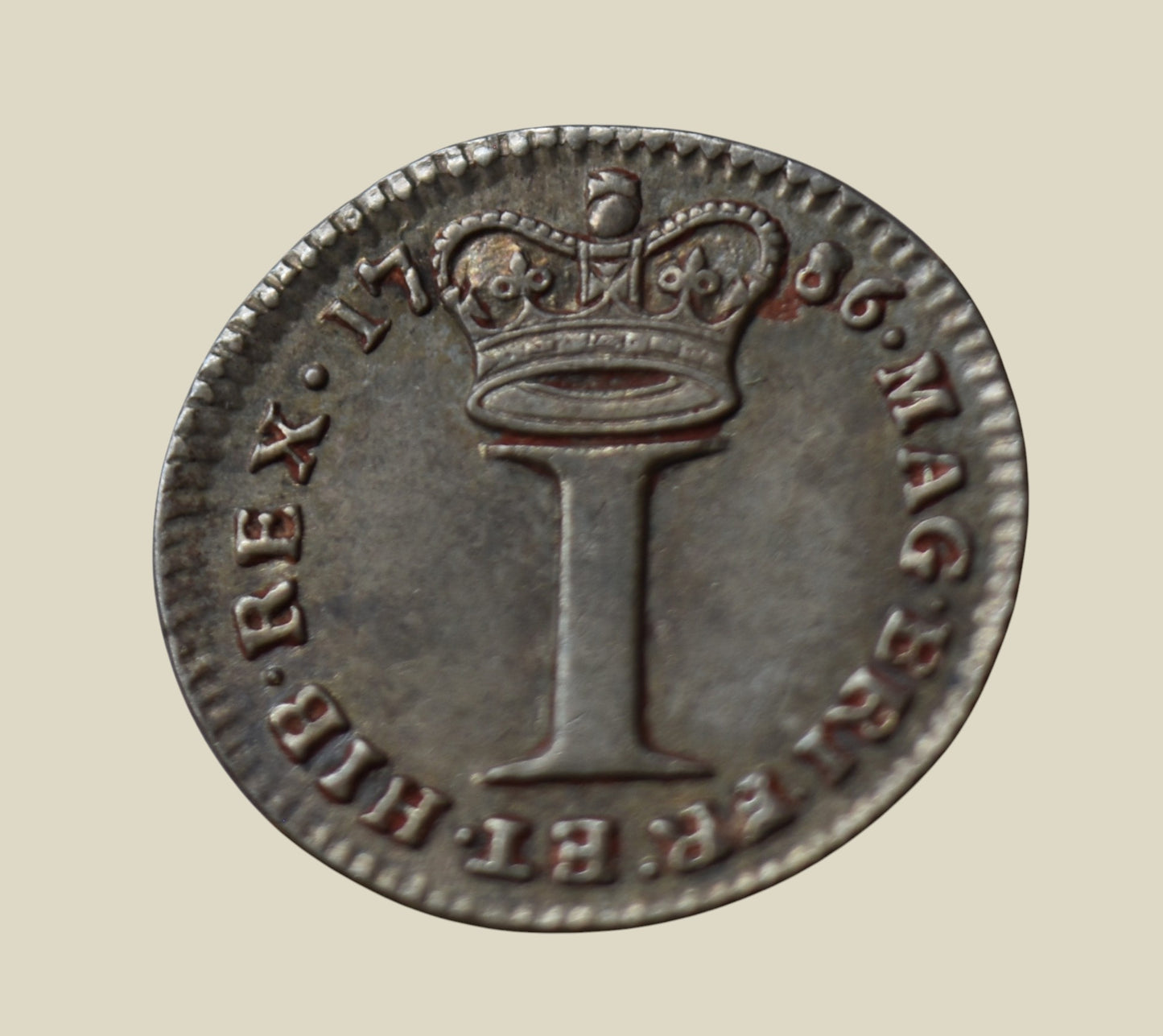 George III 1786 Silver Penny