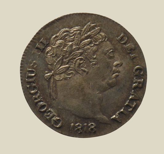 George III 1818 Silver Penny