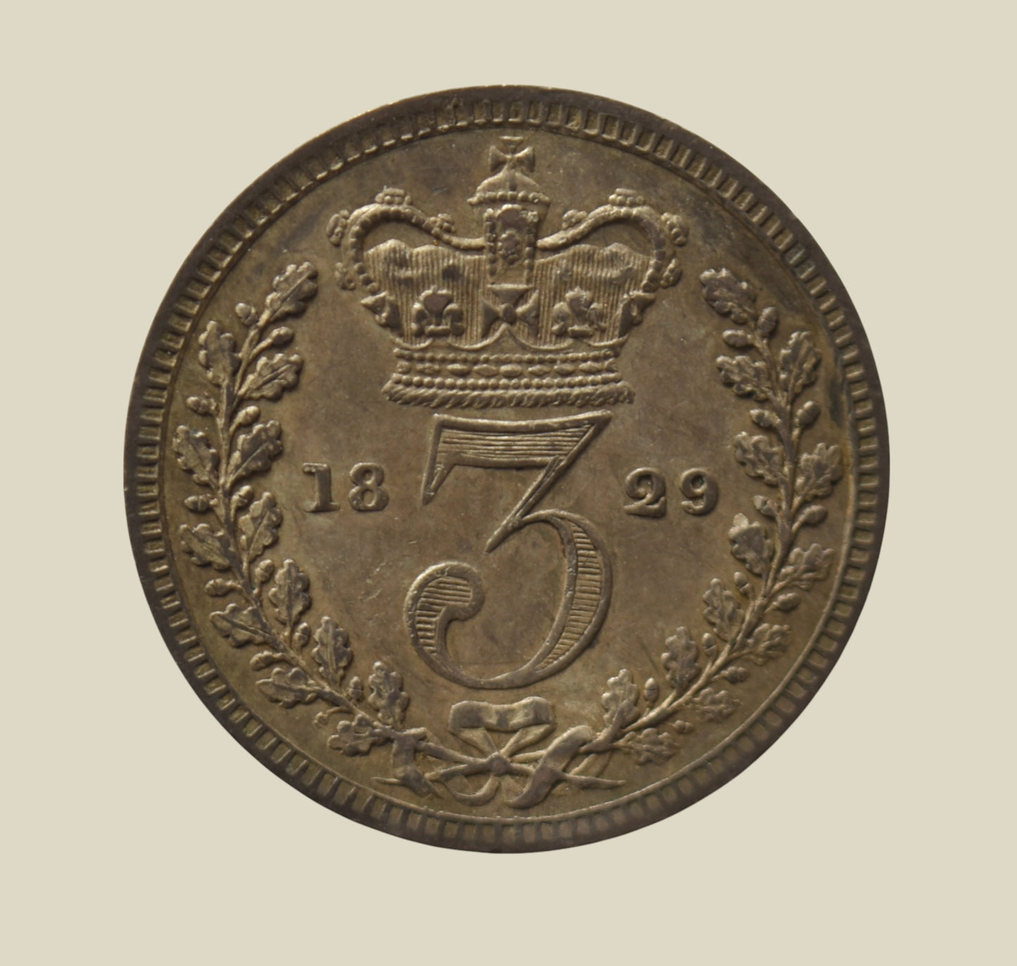 George IV 1829 Threepence