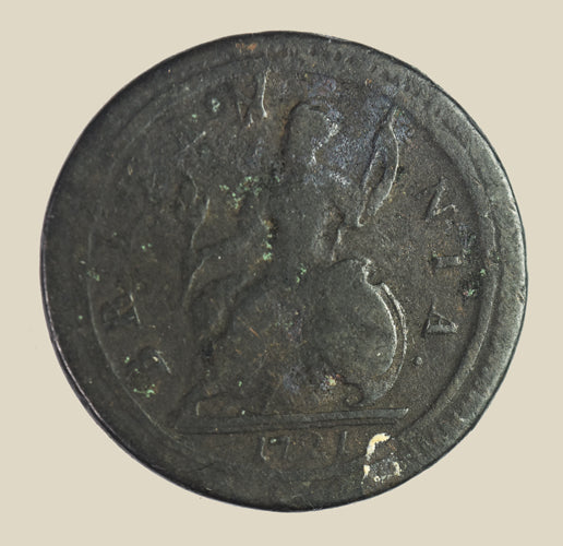 George I 1721 Halfpenny