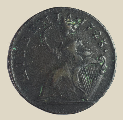 George I Irish William Woods 1723 Halfpenny