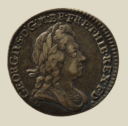 George I 1723 South Sea Company Sixpence