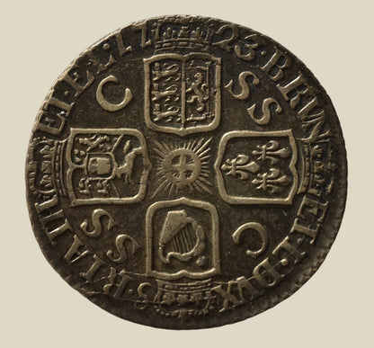 George I 1723 South Sea Company Sixpence