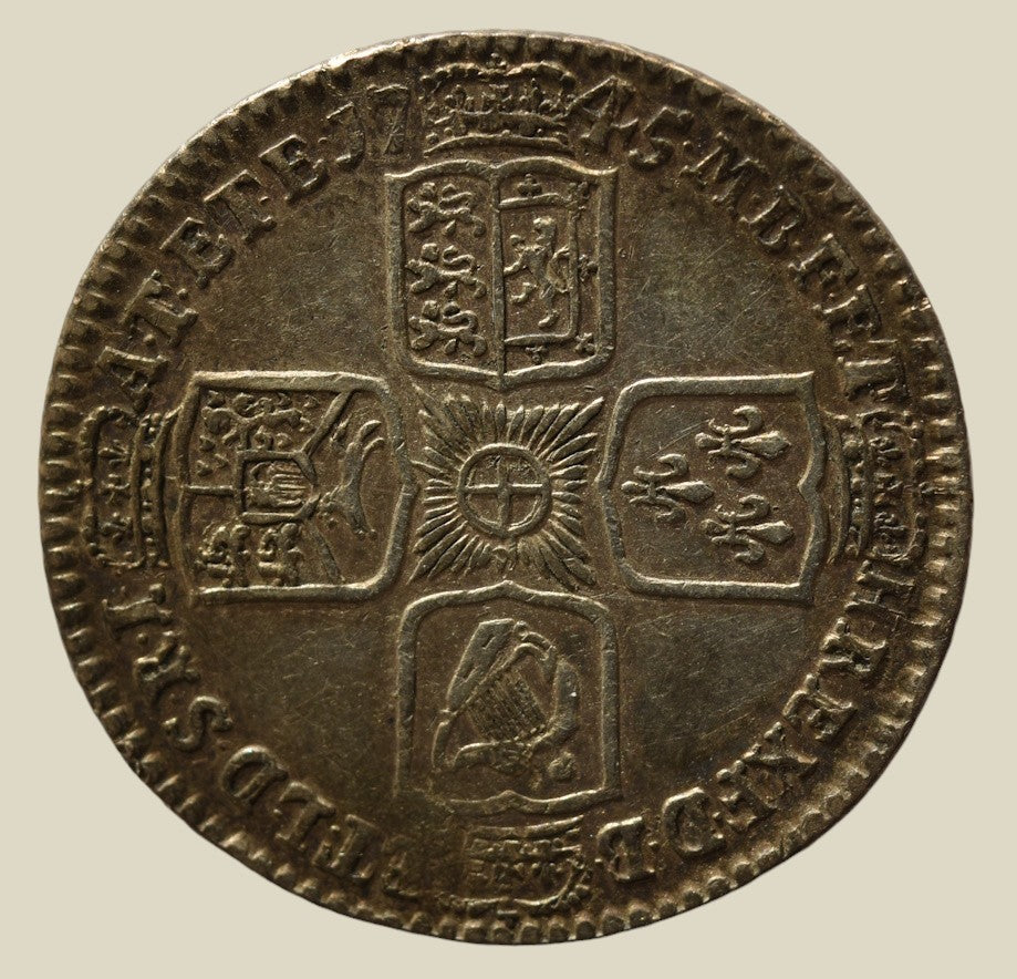 George II 1745 Lima Shilling