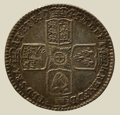 George II 1745 Lima Shilling