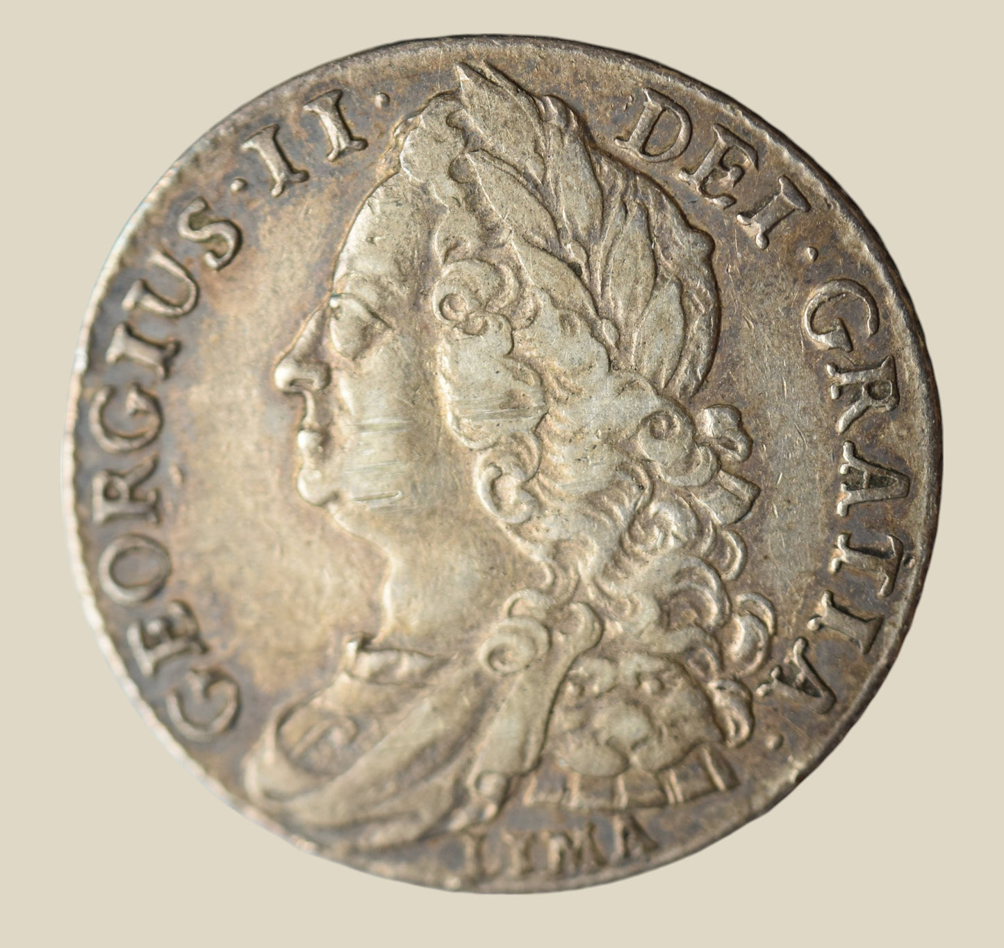 George II 1745 Lima Shilling