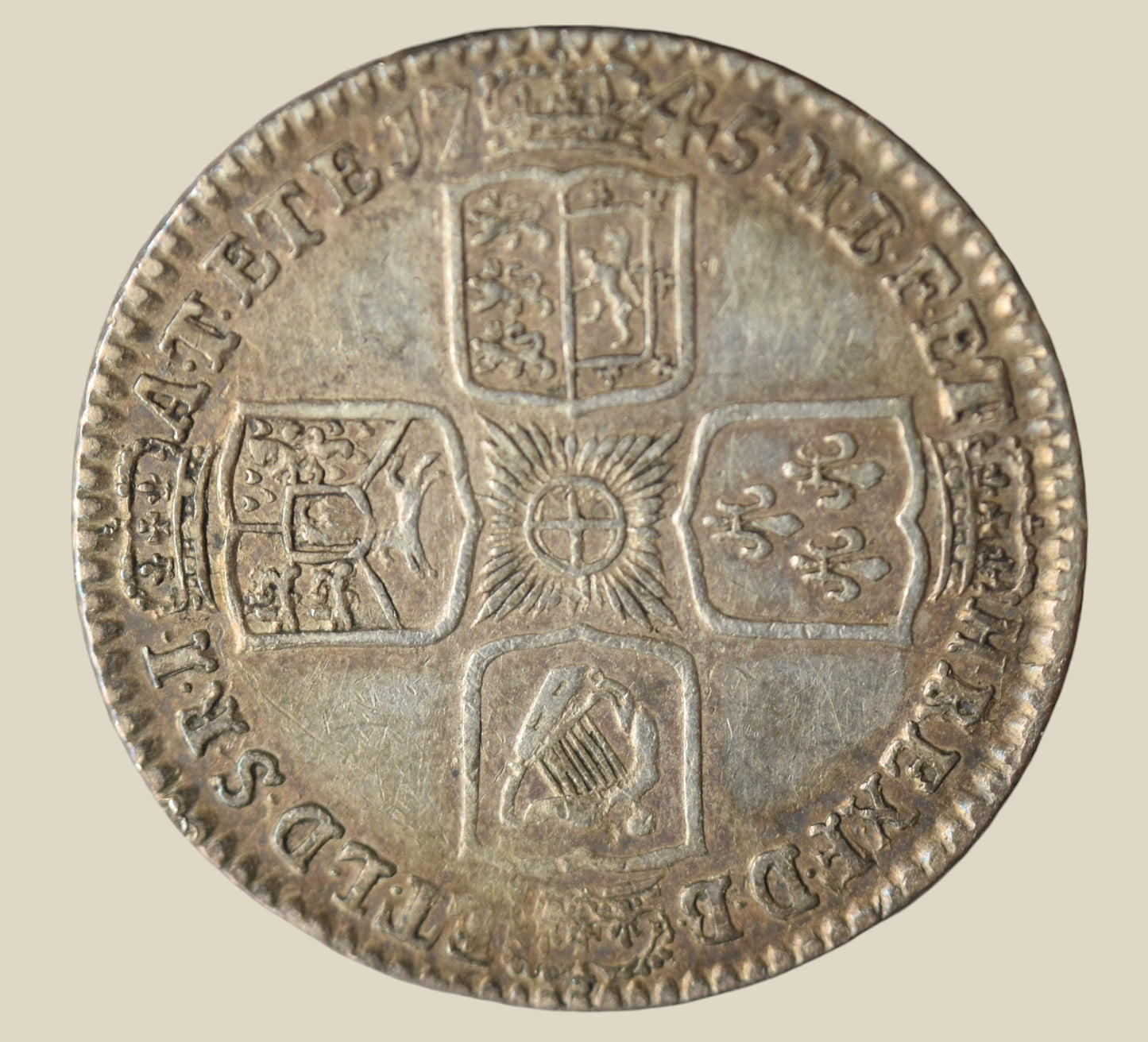 George II 1745 Lima Shilling