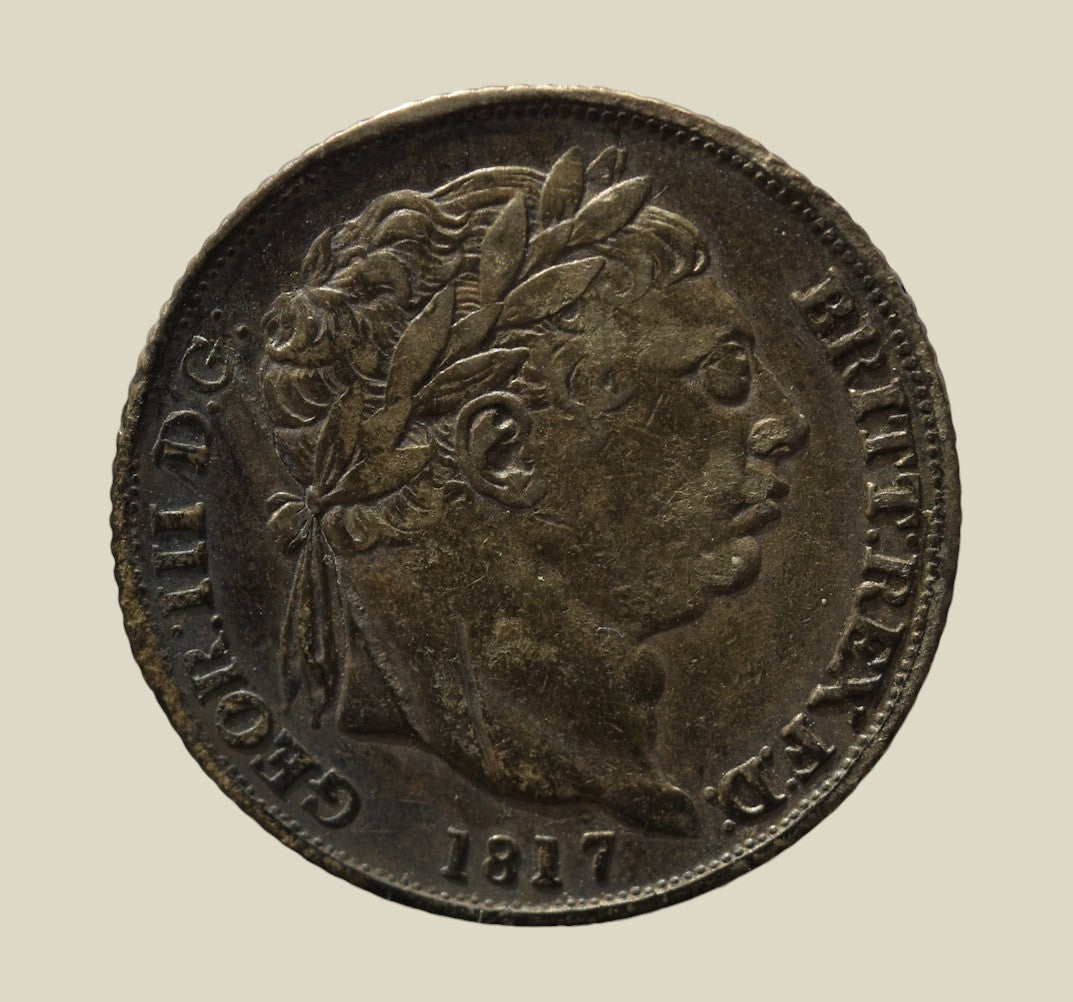 George III 1817 Sixpence