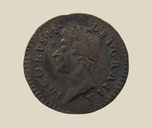 James II 1687 Silver Penny