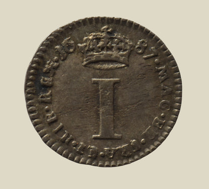 James II 1687 Silver Penny