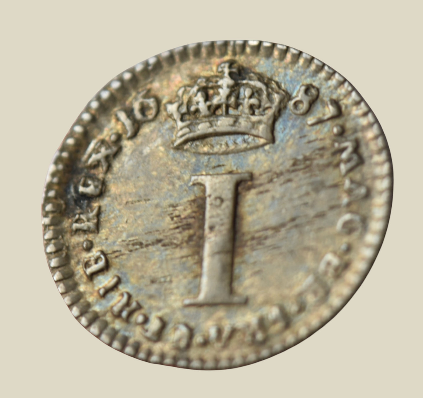 James II 1687 Silver Penny