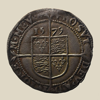 Elizabeth I 1579 Sixpence