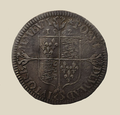 Elizabeth I Milled 1562 Sixpence