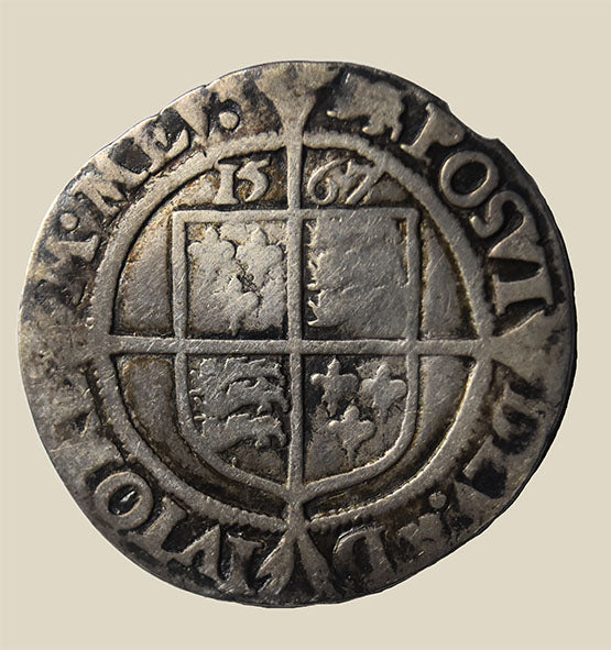 Elizabeth I 1567 Sixpence