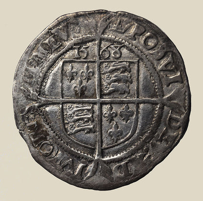 Elizabeth I 1568 Sixpence