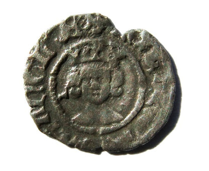 Richard II Halfpenny Type V Sloping Shoulders