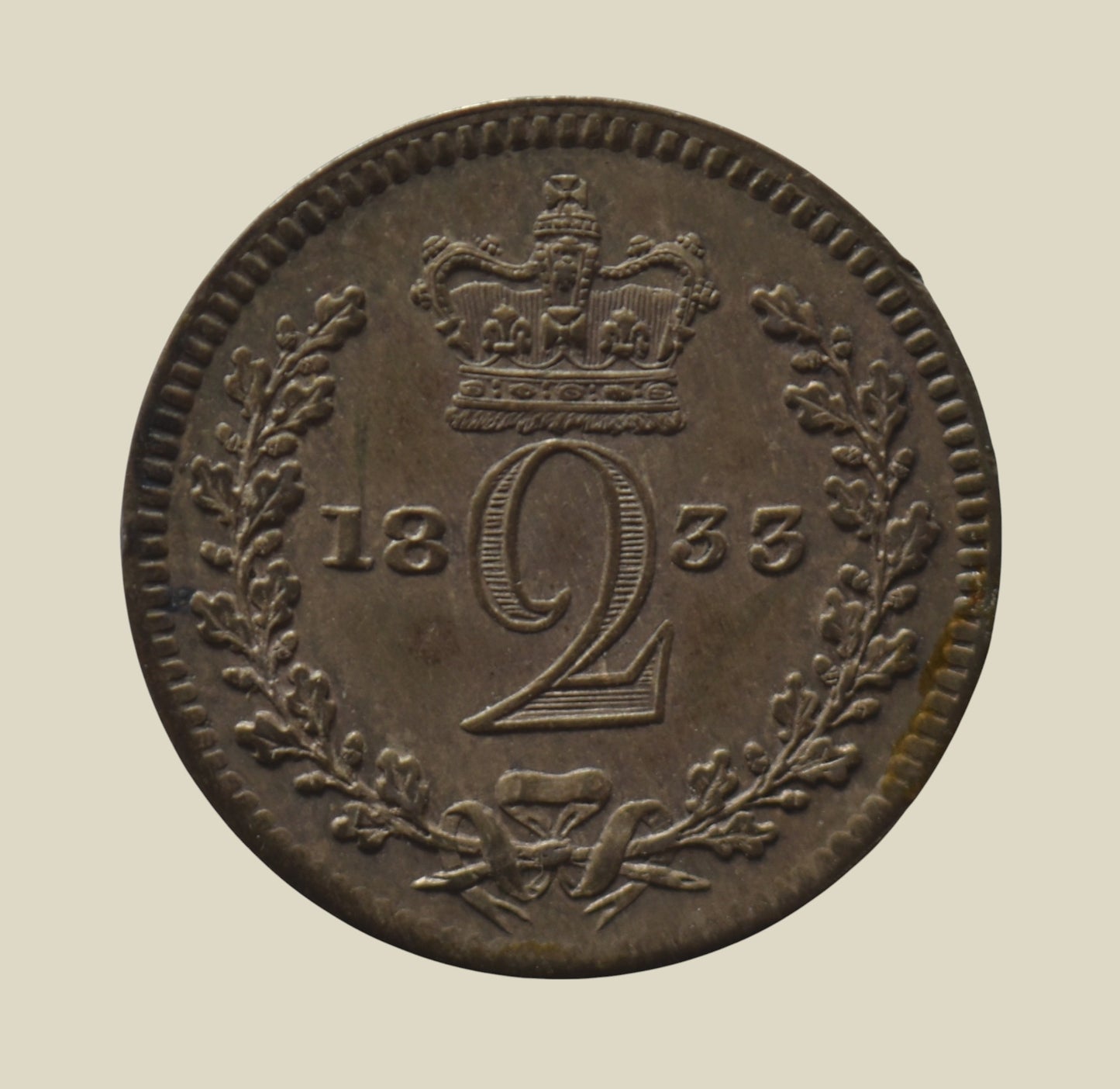 William IV 1833 Silver Twopence