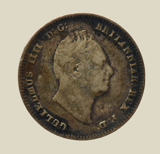 William IV 1836 Silver Threepence